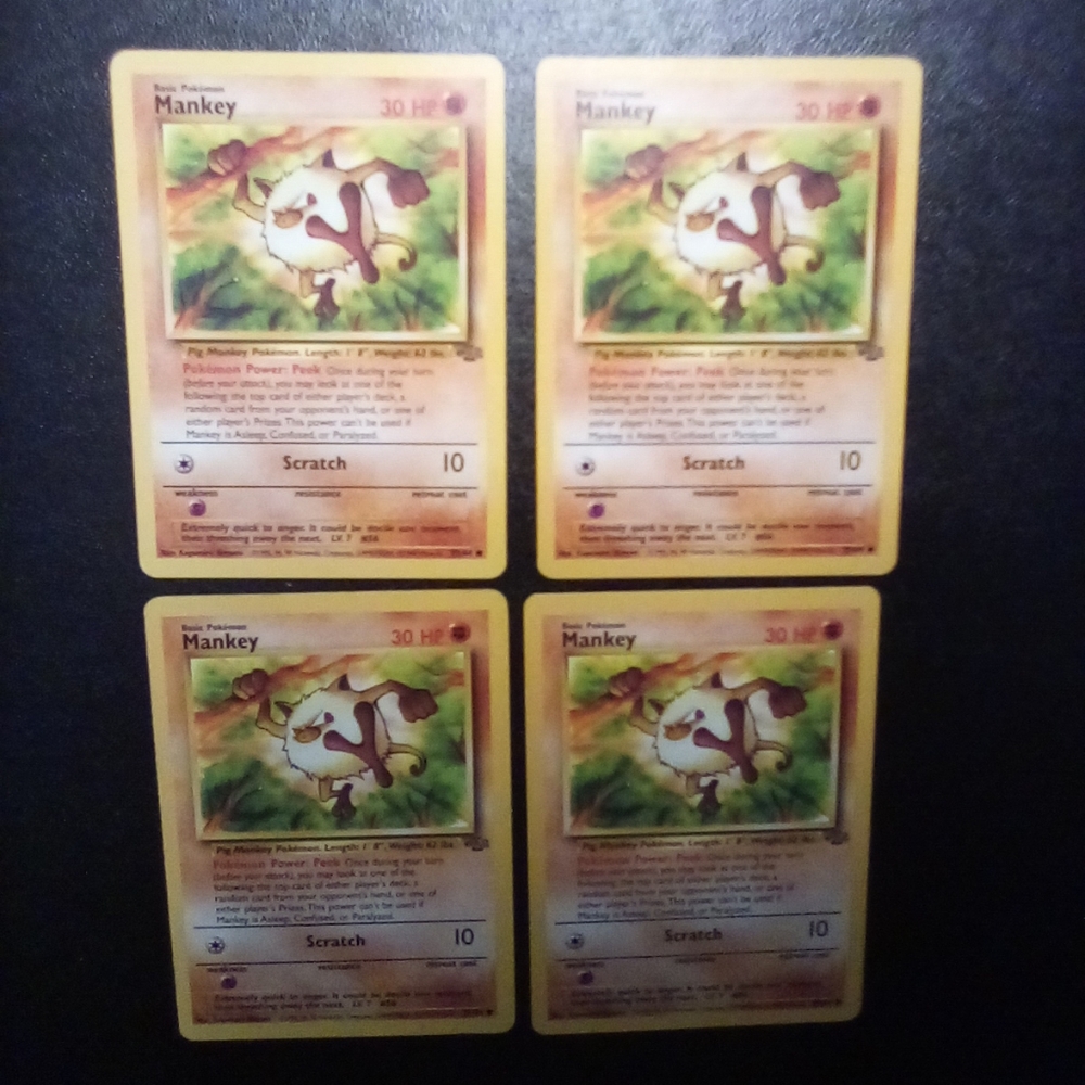 ✨First Edition Mankey Evolution Pokemon Card Bundle✨ - Picture 4 of 13